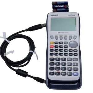 Casio fx9750GII USB Power Graphic Scientific Calculator w/ cable & batteries